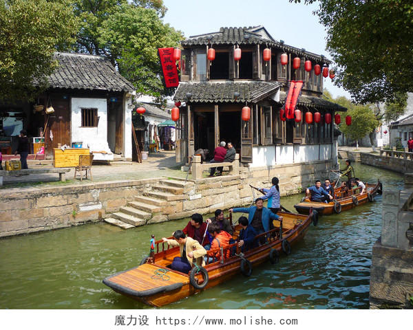 通力古村是中国最著名的水乡镇之一江南旅游苏州旅游